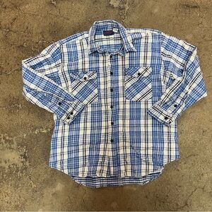 Vintage Dakota Heavyweight Flannel Work Shirt (XL)
